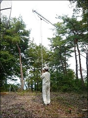 光ケーブル架線工事
